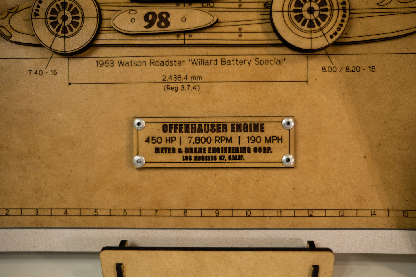 Indy 500 3D wood art – Indianapolis Motor Speedway® decor by PayneCraft
